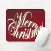 Frohe Weihnachten in Red Mousepad (Mit Mouse)