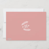 Frohe Weihnachten in Rosa (Rückseite)