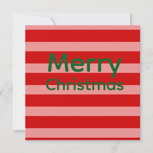 Frohe Weihnachten in Rosa Rot Grün (Vorderseite)