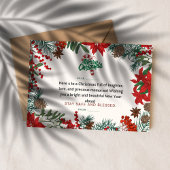 frohe weihnachten in u postkarte