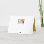 Frohe Weihnachten in Ukrainisch - Bunny & Igel (Rückseite)