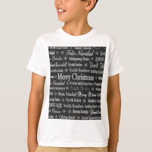 Frohe Weihnachten in verschiedenen Sprachen T-Shirt