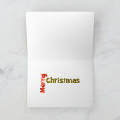 Frohe Weihnachten in vielen Sprachen (Innenseite)