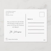 Frohe Weihnachten individualisierbare Weihnachtspo (Rückseite)