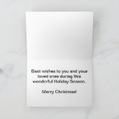 Frohe Weihnachten individuell anpassbar (Innenseite)