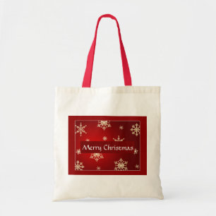 Frohe Weihnachten individuell anpassbar Tragetasche