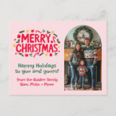 FROHE WEIHNACHTEN INDIVIDUELLER TORBOGEN FOTO Weih (Vorderseite)