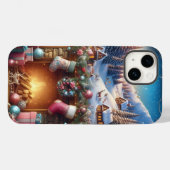 Frohe Weihnachten iPhone 14 Tough Case (Rückseite (Horizontal))