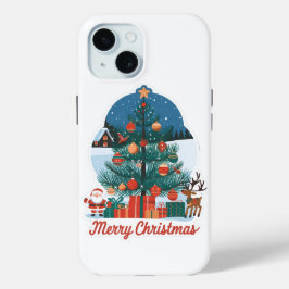 Frohe Weihnachten iPhone 15 Fall: Joyful New Model Case-Mate iPhone Hülle
