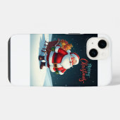 Frohe Weihnachten iPhone Hülle (Rückseite (Horizontal))