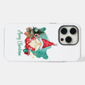 frohe Weihnachten iPhone Hülle (Rückseite (Horizontal))