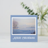 Frohe Weihnachten isländische schöne Kunst von Pol (Stehend Vorderseite)