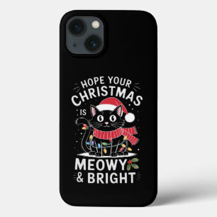 Frohe Weihnachten ist maunzend und hell Katze Xmas Case-Mate iPhone Hülle