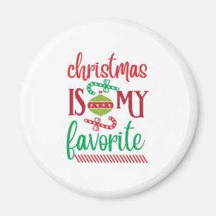 Frohe Weihnachten ist mein Liebling Magnet
