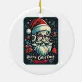 Frohe Weihnachten ist mein Segen Keramik Ornament (Hinten)