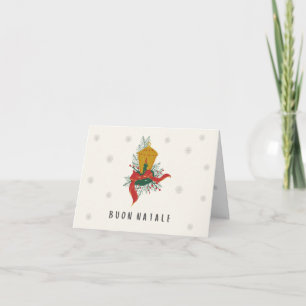 Frohe Weihnachten (italienische Weihnachtskarte) I Karte