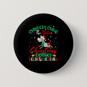 Frohe Weihnachten Italienischer Lustiger Italienis Button