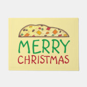 Frohe Weihnachten Italienischer Urlaub Biscotti Bä Fußmatte (Vorderseite)