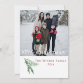 Frohe Weihnachten Jahr in Review Foto (Vorderseite)