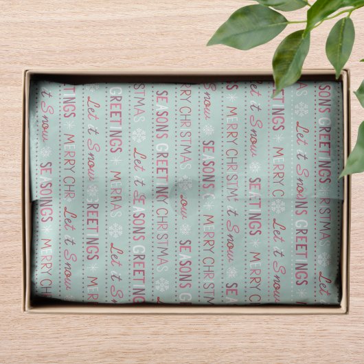 Frohe Weihnachten Jahreszeit Grüße lassen es schne Seidenpapier