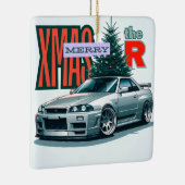 Frohe Weihnachten - (JDM Legends) Keramikornament (Rechts)