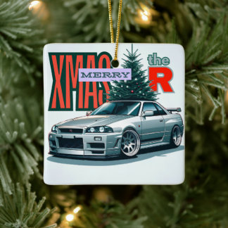 Frohe Weihnachten - (JDM Legends) Keramikornament