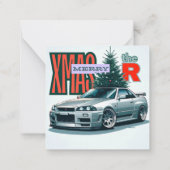 Frohe Weihnachten - (JDM Legends) Mitteilungskarte (Rückseite)
