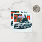 Frohe Weihnachten - (JDM Legends) Mitteilungskarte (Vorderseite/Rückseite Beispiel)