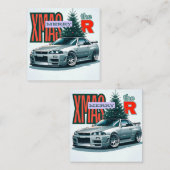 Frohe Weihnachten - (JDM Legends) Mitteilungskarte (Vorne/Hinten)