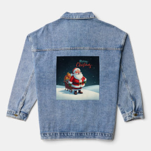 Frohe Weihnachten Jeansjacke