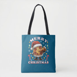 Frohe Weihnachten Jeansjacke Tasche