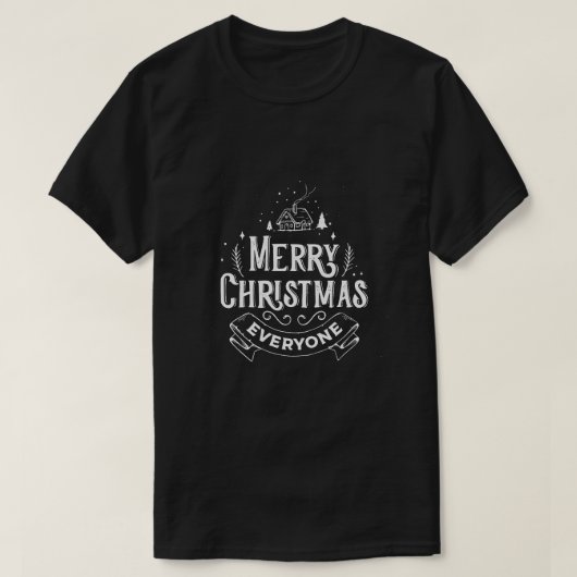 Frohe Weihnachten Jeder T-Shirt (Design vorne)