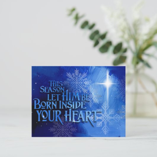 Frohe Weihnachten Jesus (Stehend Vorderseite)