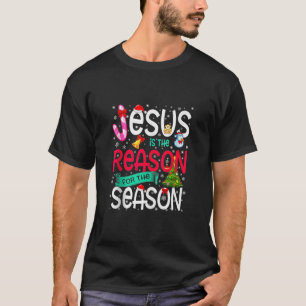 Frohe Weihnachten Jesus Grund für die Jahreszeit W T-Shirt