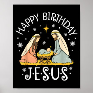 Frohe Weihnachten Jesus Hässlicher Weihnachtsmann  Poster
