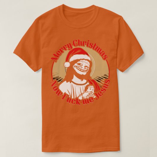 Frohe Weihnachten Jesus T-Shirt (Design vorne)