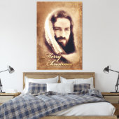 Frohe Weihnachten Jesus verkrampfte Leinwand Optio (Insitu (Schlafzimmer))