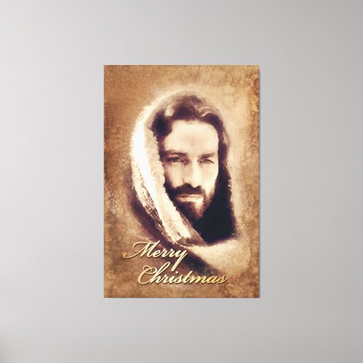 Frohe Weihnachten Jesus verkrampfte Leinwand Optio (Vorderseite)