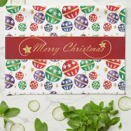 Frohe Weihnachten Jingle Bells Handtuch (Gefaltet)