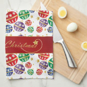 Frohe Weihnachten Jingle Bells Handtuch (Viertel Falte)