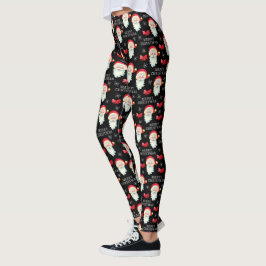 Frohe Weihnachten Jolly Weihnachtsmann Leggings