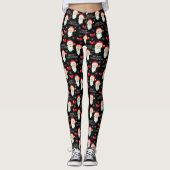 Frohe Weihnachten Jolly Weihnachtsmann Leggings (Vorderseite)