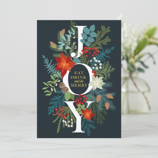 Frohe Weihnachten JOY Corporate Gruß (Stehend Vorderseite)