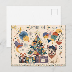 Frohe Weihnachten Joyeux Noël Postkarte