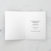 Frohe Weihnachten Jugendstil Floral Geblüht Foto (Innenseite)