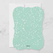 Frohe Weihnachten Jugendstil Floral Geblüht Foto (Rückseite)