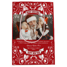 Frohe Weihnachten Jugendstil Floral Geblüht Foto