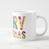 Frohe Weihnachten Jumbo-Tasse (Rechts)