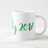 Frohe Weihnachten Jumbo-Tasse (Rechts)