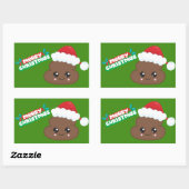 Frohe Weihnachten Kackte Emoji Stickers (Blatt)